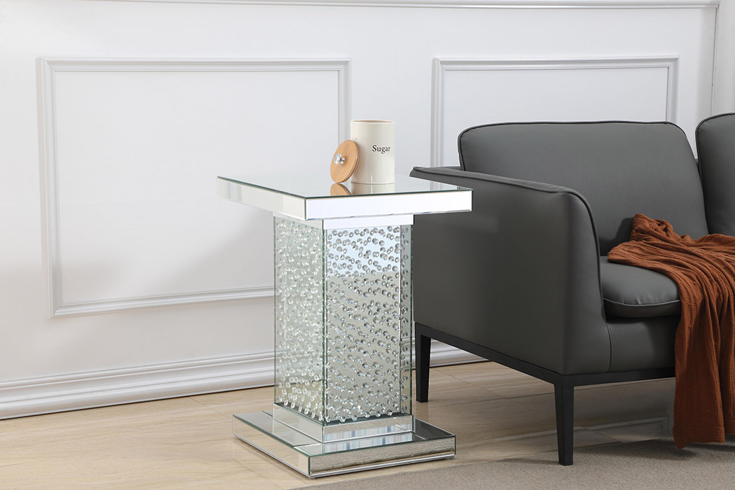 Elegant - 17.5" Crystal End Table (MF92006)