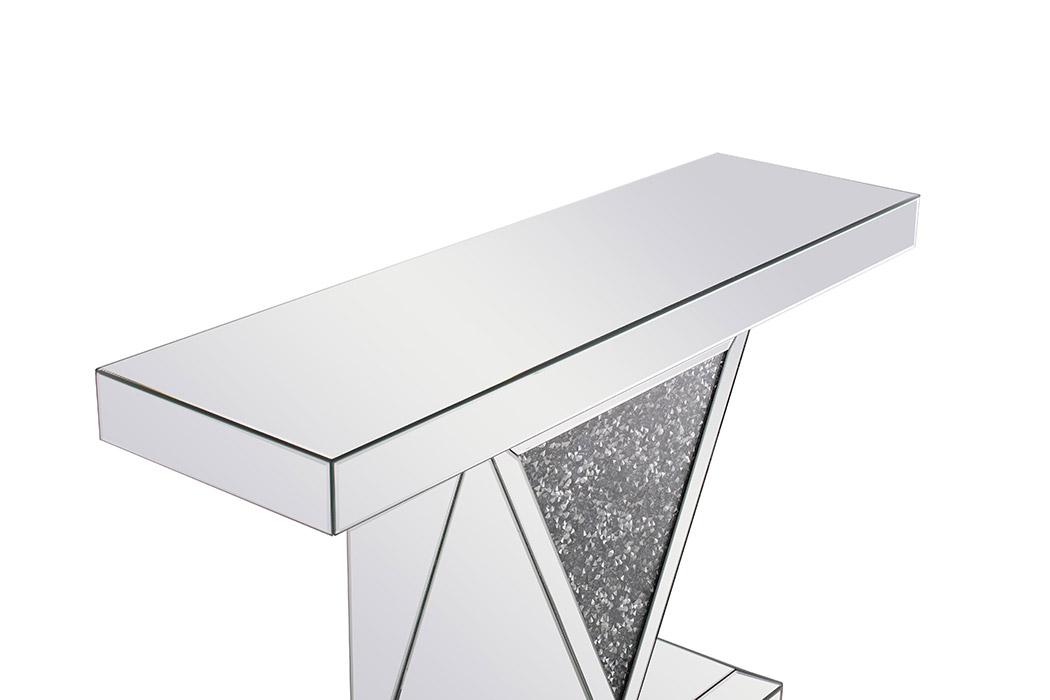 Elegant - 47" Rectangle Crystal Console Table (MF92009)