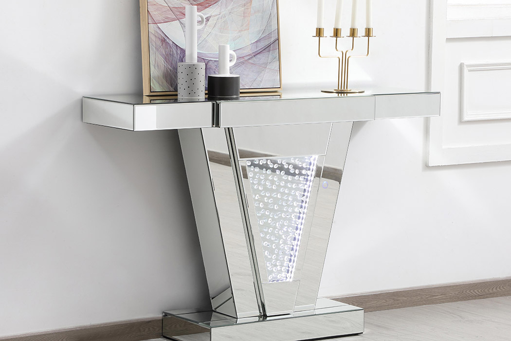 Elegant - Raiden 47" x 14" Clear Console Table (MF98014)