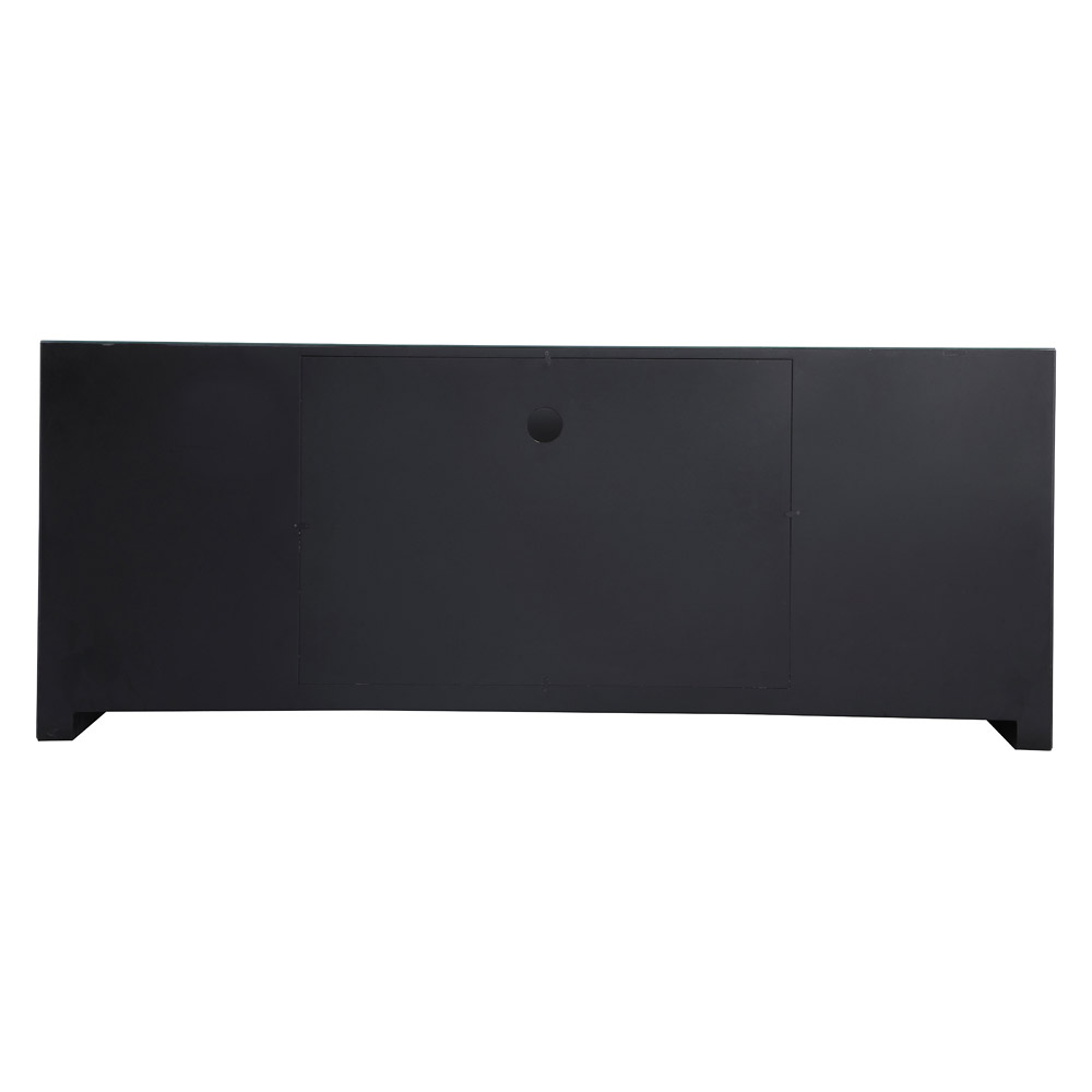 Elegant 59" Crystal Mirrored TV Stand - Clear (MF9903-F1)