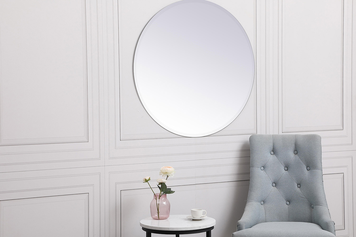 Elegant Wall Mirror - Clear, L 32" (MR401932)