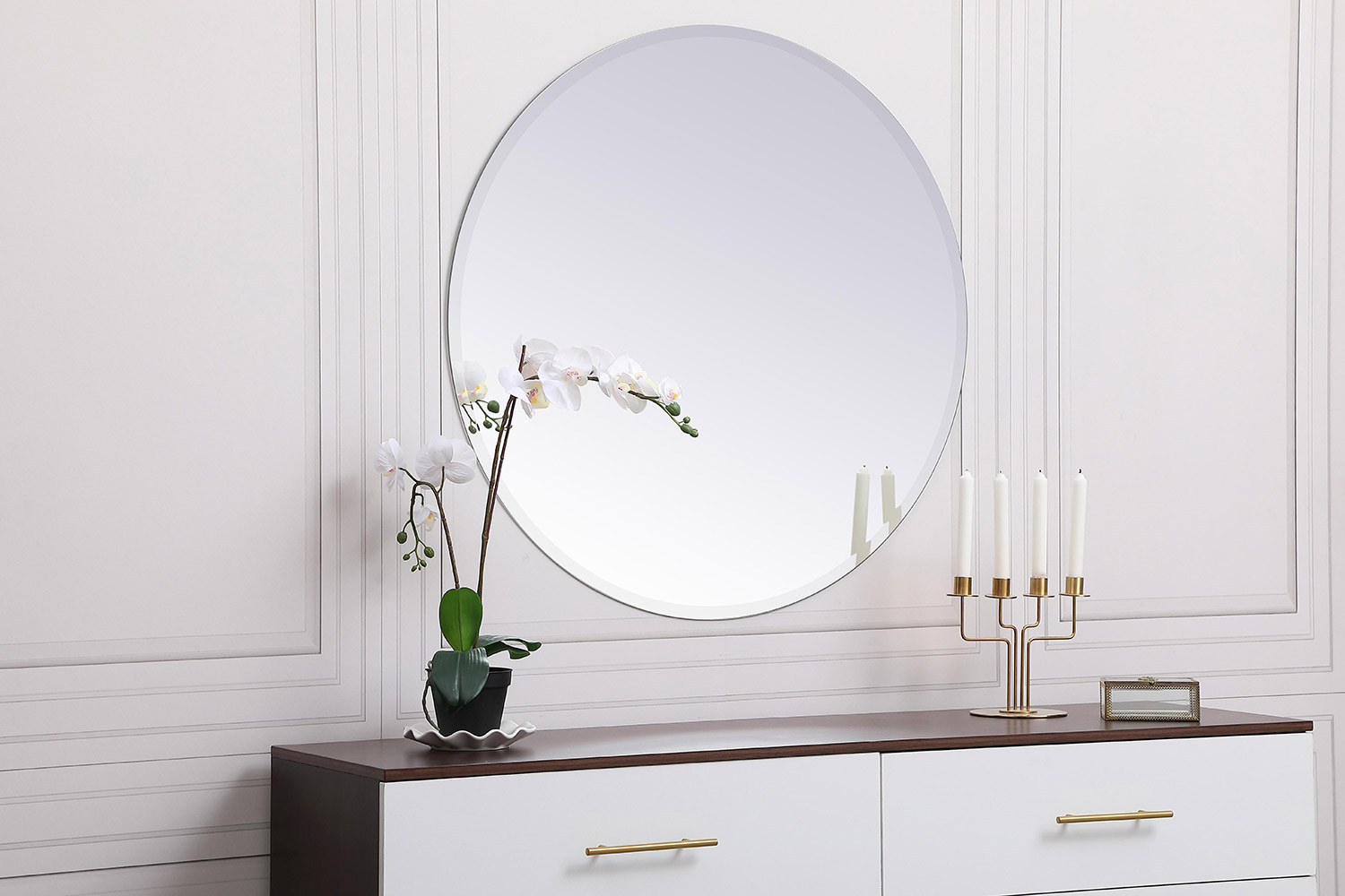 Elegant Wall Mirror - Clear, L 36" (MR401936)