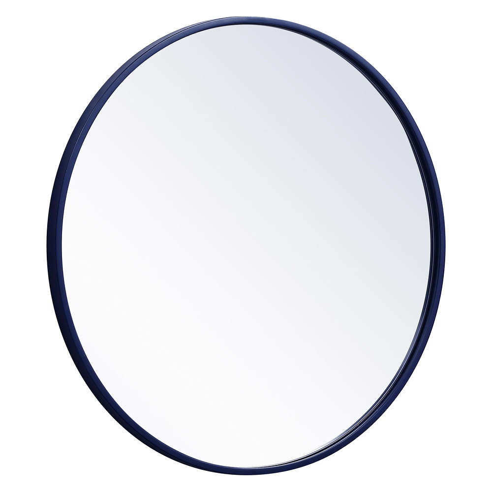 Elegant Wall Mirror - Blue, L 24" (MR4031BL)