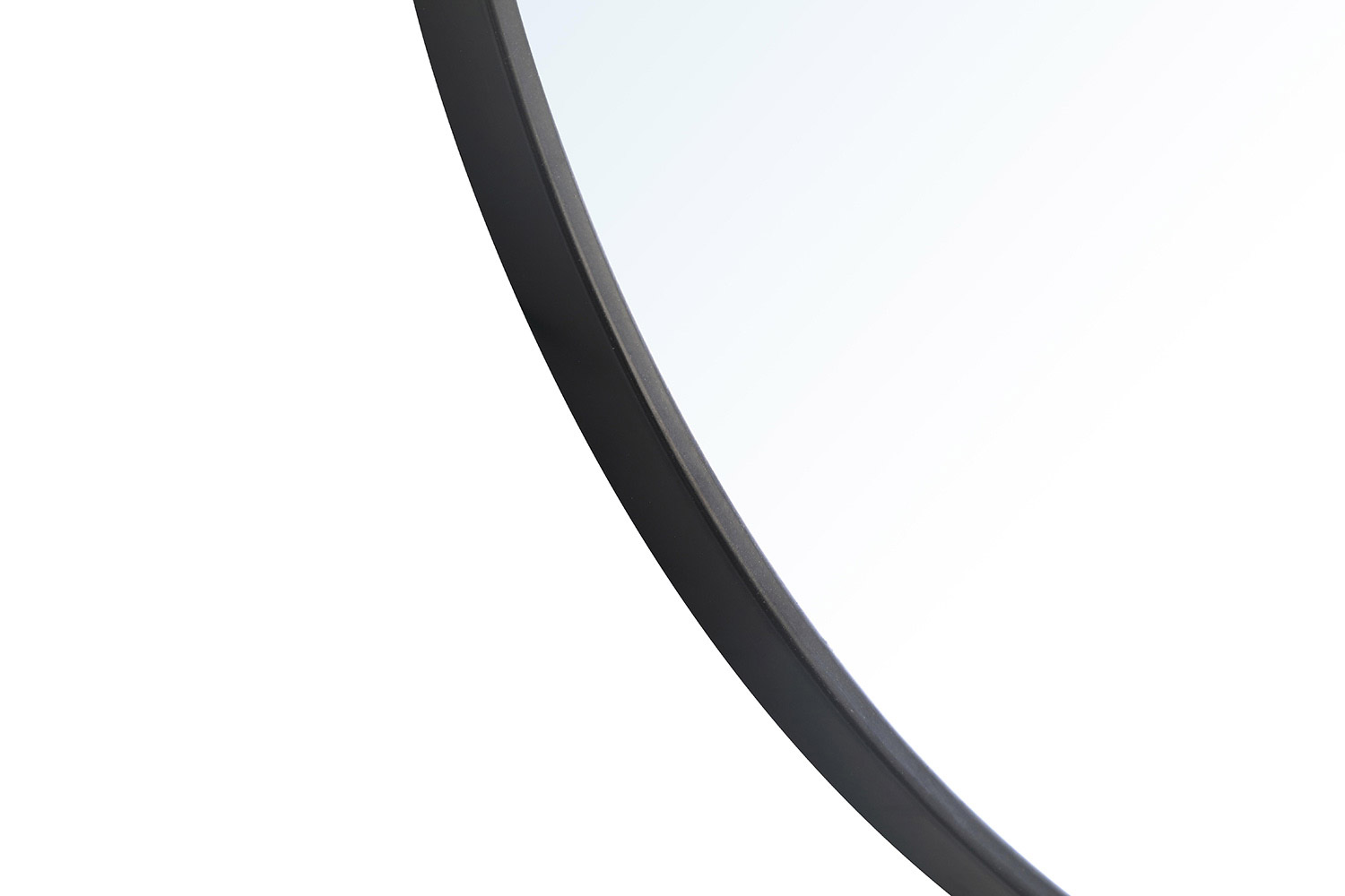 Elegant Wall Mirror - Black, L 28" (MR4034BK)