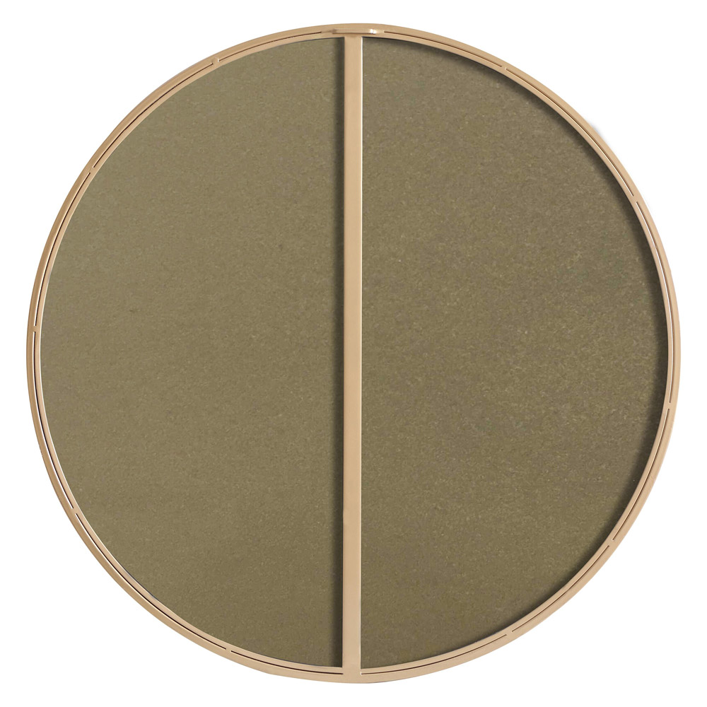 Elegant Wall Mirror - Brass, L 28" (MR4035BR)