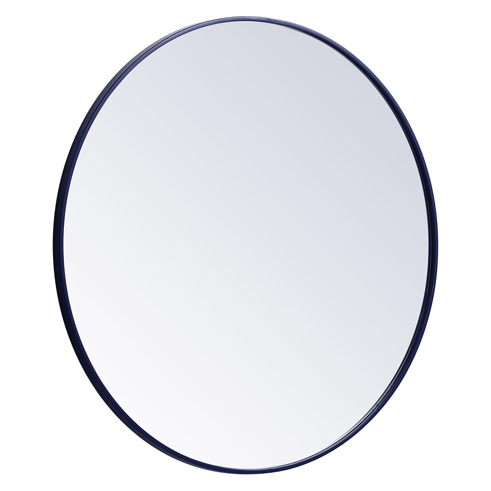 Elegant Wall Mirror - Blue, L 36" (MR4041BL)