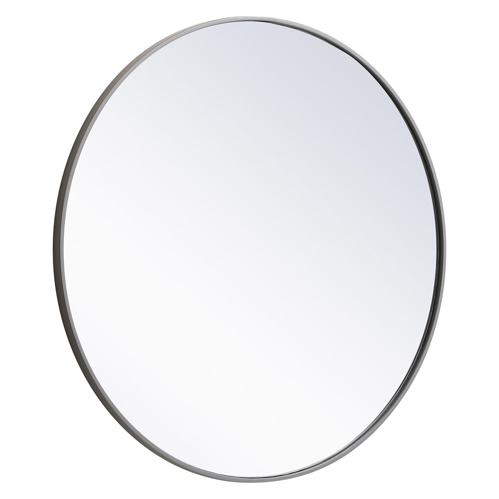 Elegant Wall Mirror - Gray, L 36" (MR4041GR)