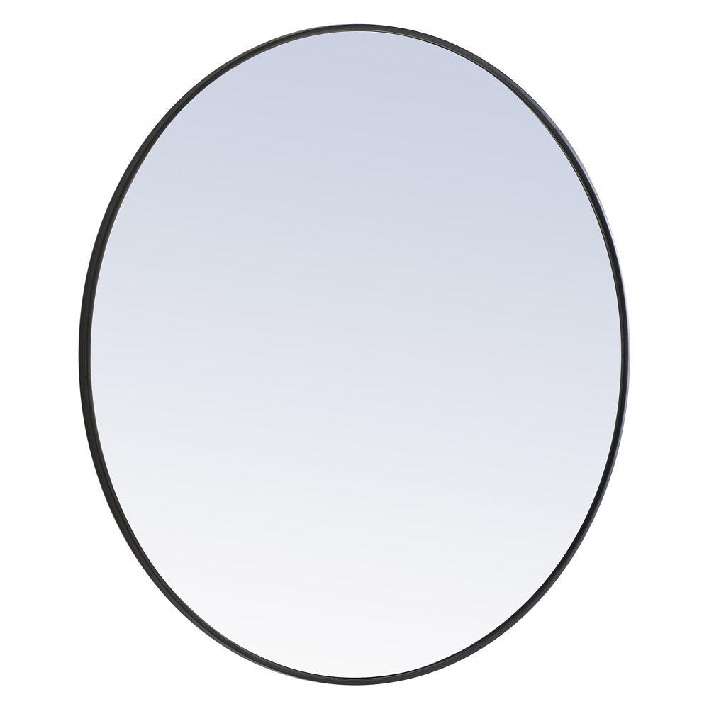 Elegant Wall Mirror - Black, L 42" (MR4044BK)