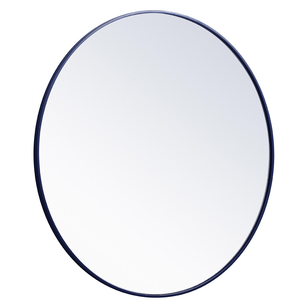 Elegant Wall Mirror - Blue, L 42" (MR4044BL)