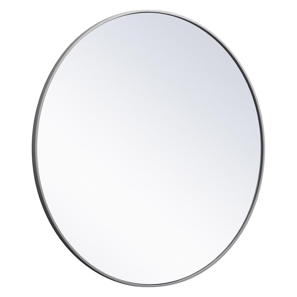 Elegant Wall Mirror - Gray, L 42" (MR4044GR)