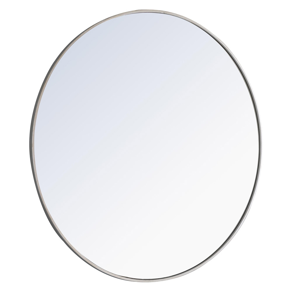 Elegant Wall Mirror - Silver, L 42" (MR4046S)