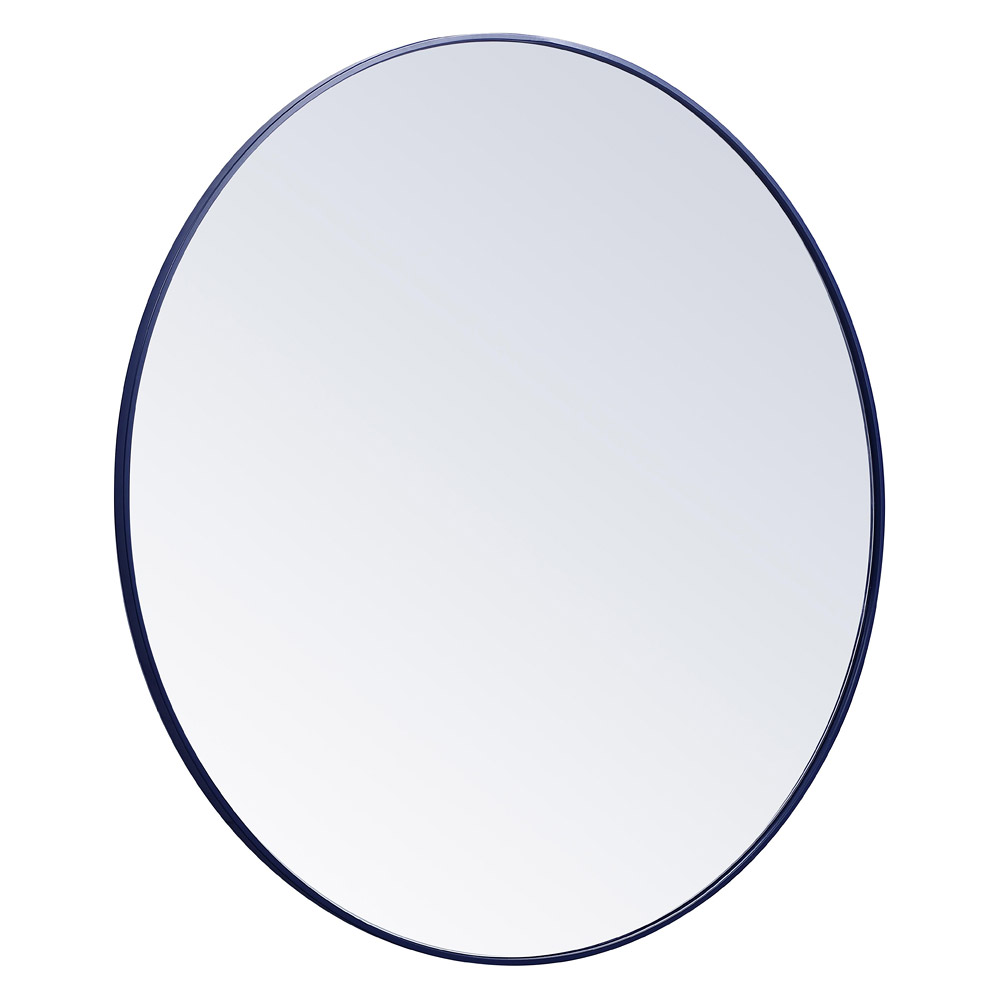 Elegant Wall Mirror - Blue, L 48" (MR4047BL)