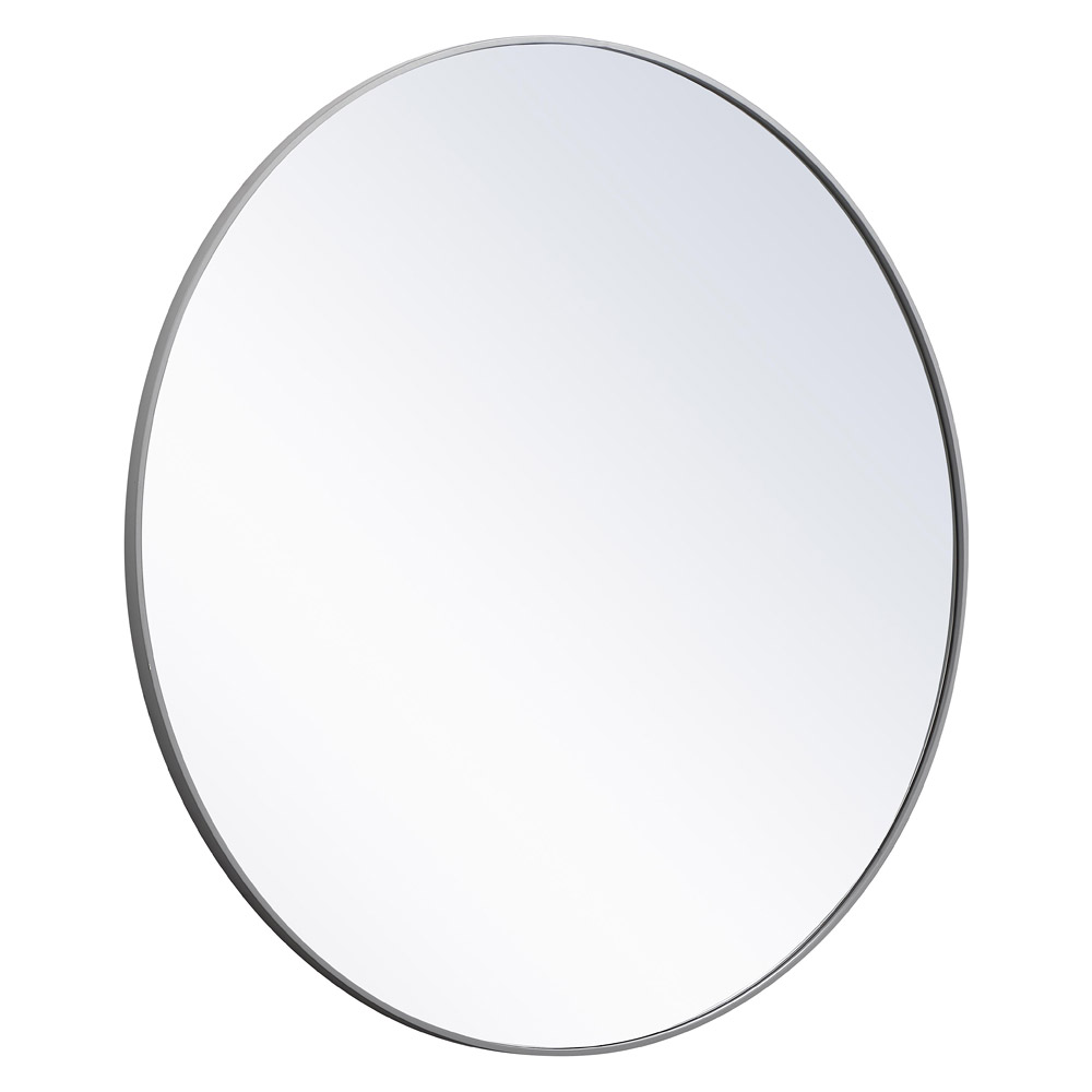 Elegant Wall Mirror - Gray, L 48" (MR4047GR)