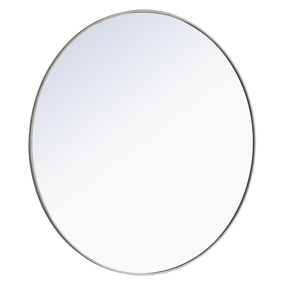 Elegant Wall Mirror - Silver, L 48" (MR4049S)