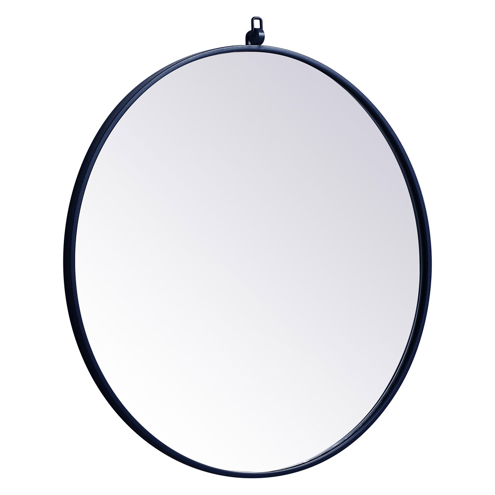 Elegant Wall Mirror - Blue, L 28" (MR4054BL)