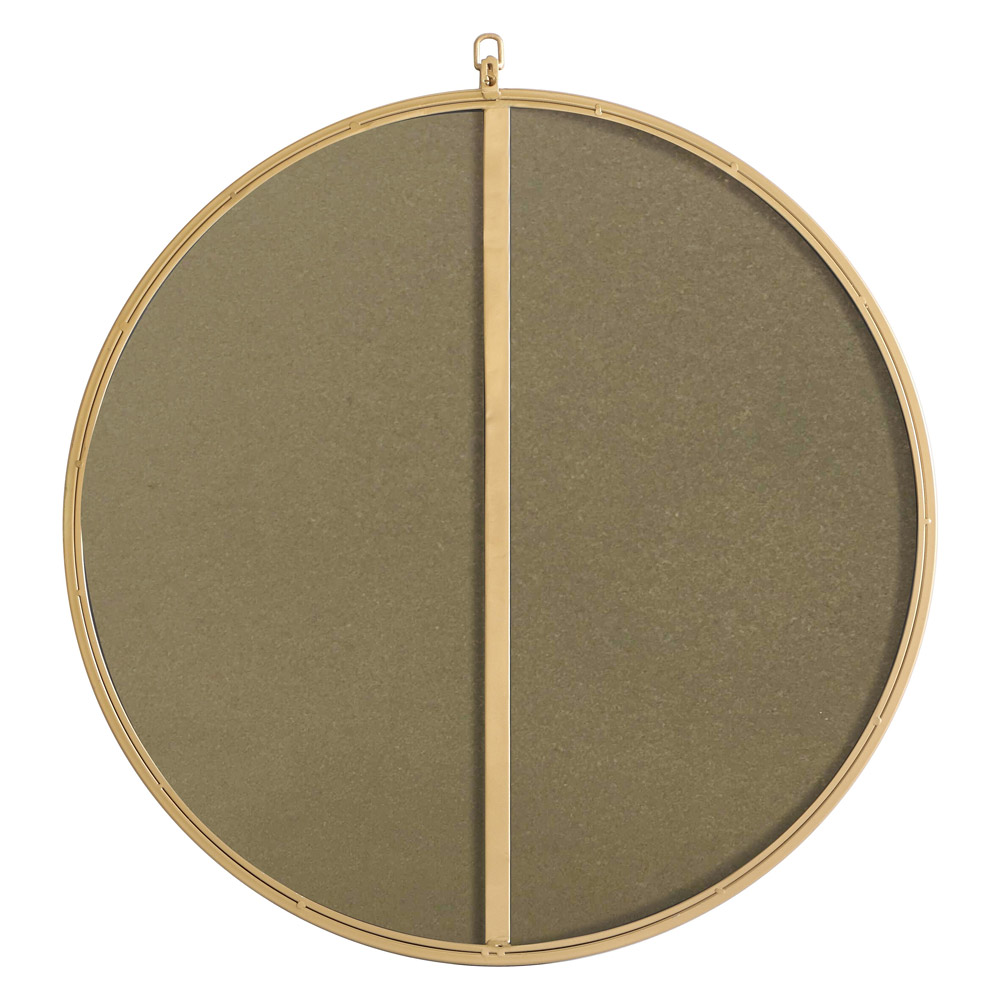 Elegant Wall Mirror - Brass, L 28" (MR4055BR)