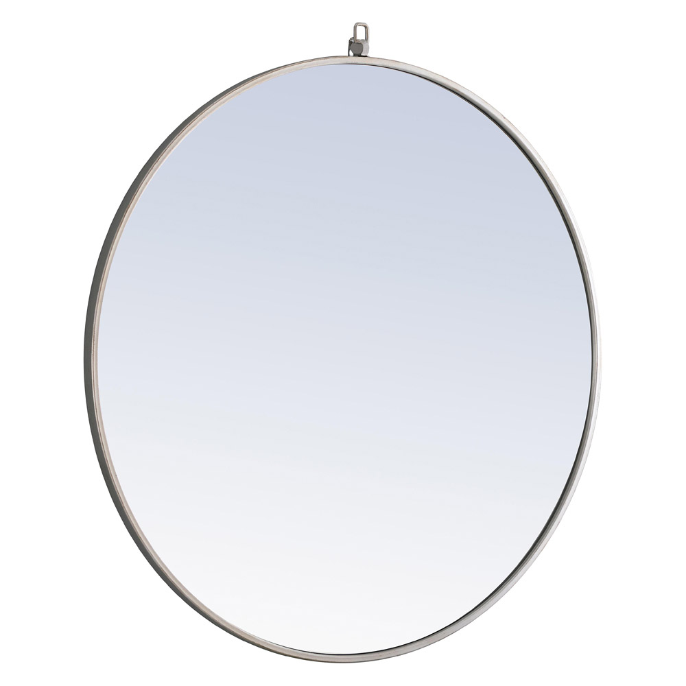 Elegant Wall Mirror - Silver, L 32" (MR4059S)