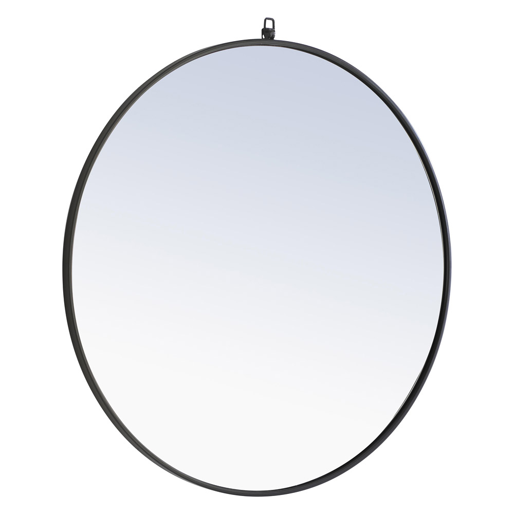 Elegant Wall Mirror - Black, L 36" (MR4061BK)