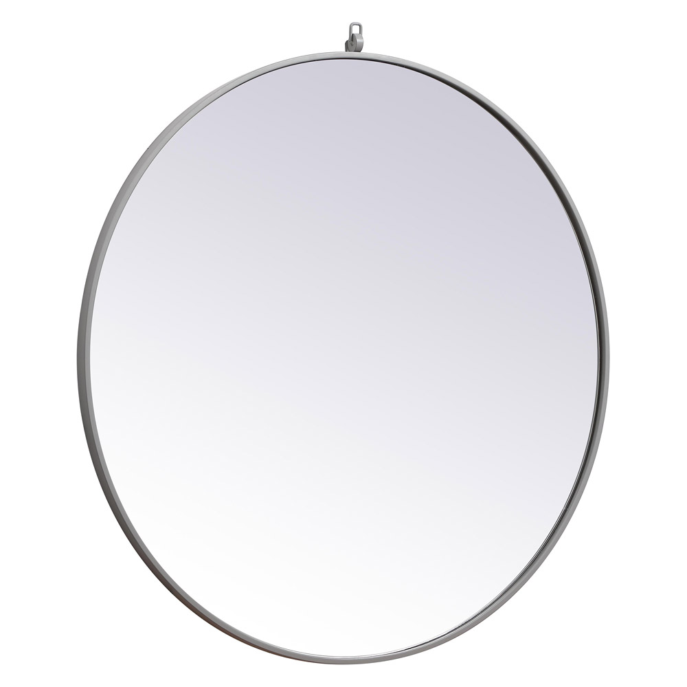 Elegant Wall Mirror - Gray, L 36" (MR4061GR)