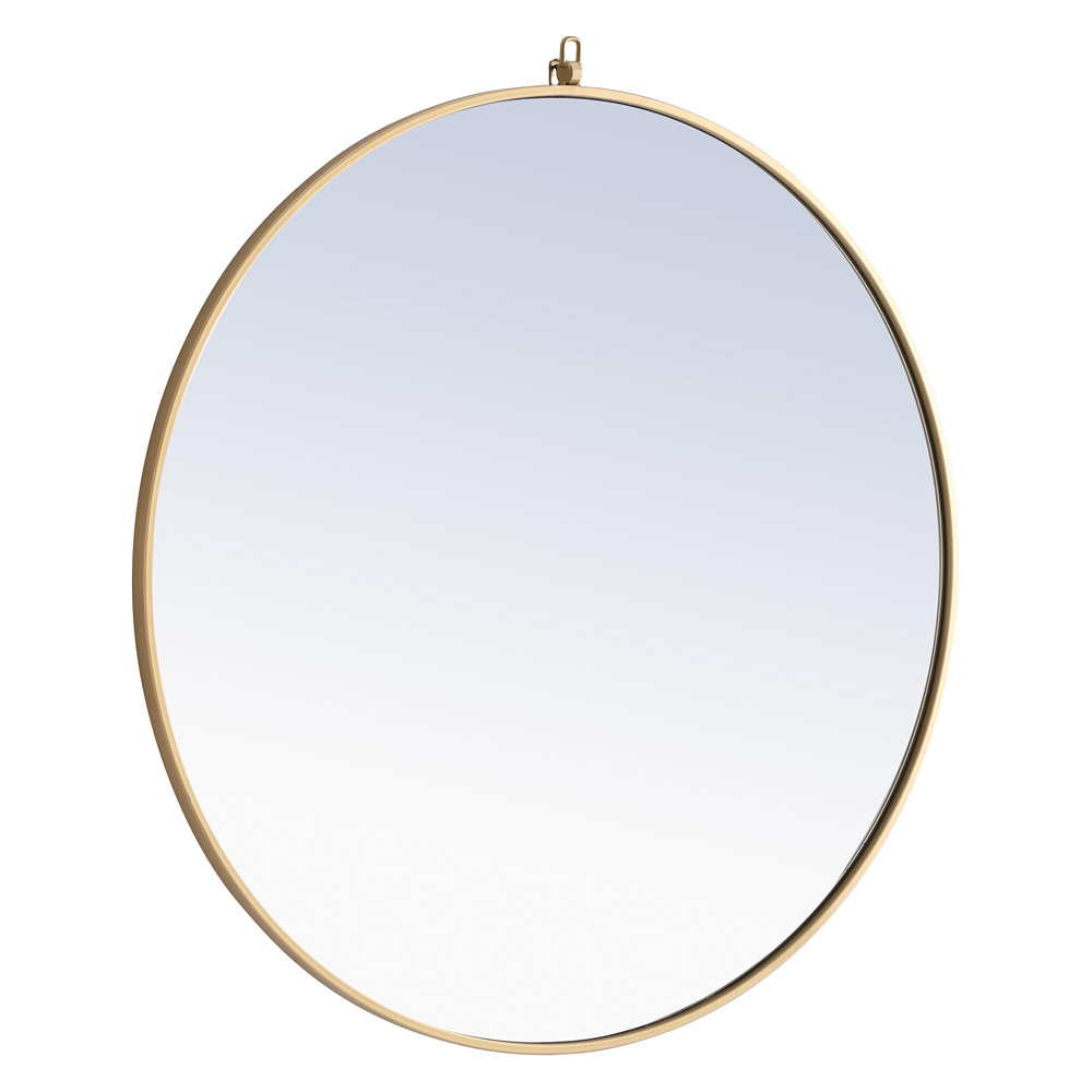 Elegant Wall Mirror - Brass, L 36" (MR4062BR)