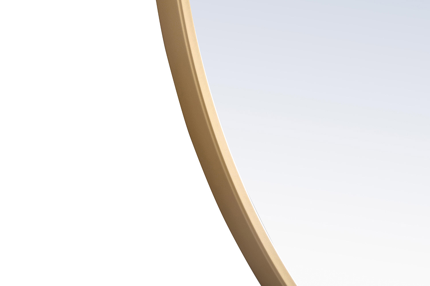 Elegant Wall Mirror - Brass, L 36" (MR4062BR)