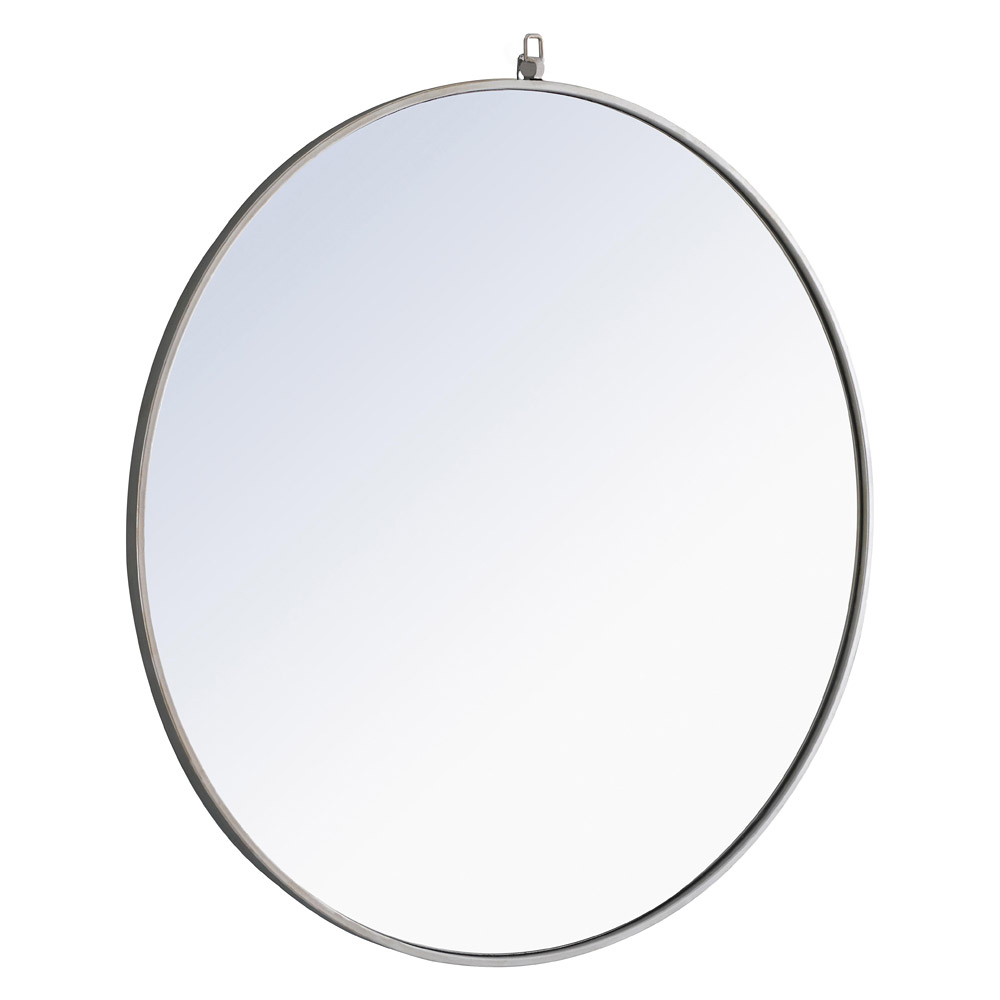 Elegant Wall Mirror - Silver, L 36" (MR4063S)