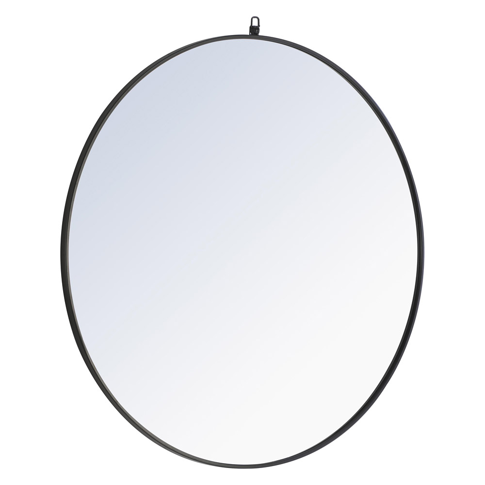 Elegant Wall Mirror - Black, L 42" (MR4064BK)