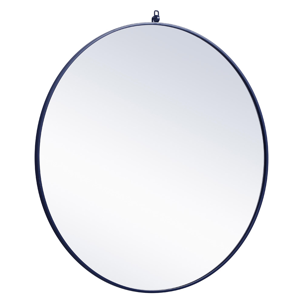 Elegant Wall Mirror - Blue, L 42" (MR4064BL)