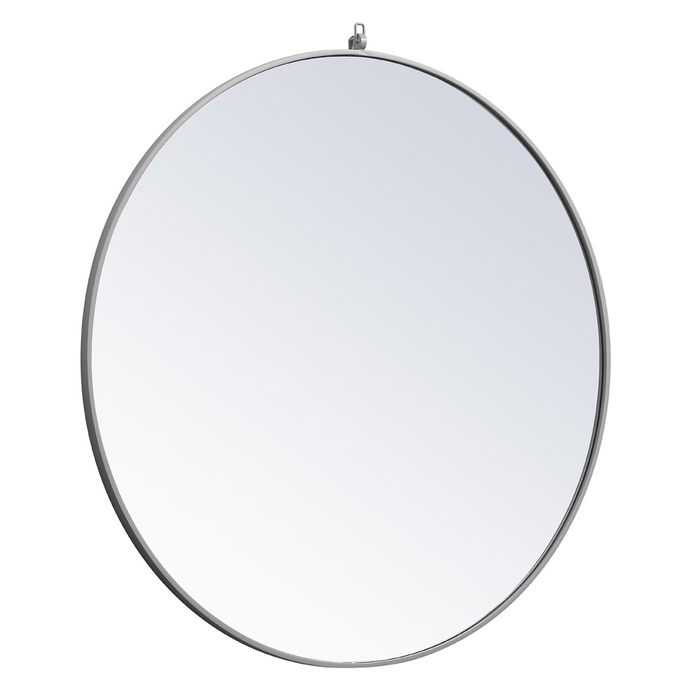 Elegant Wall Mirror - Gray, L 42" (MR4064GR)