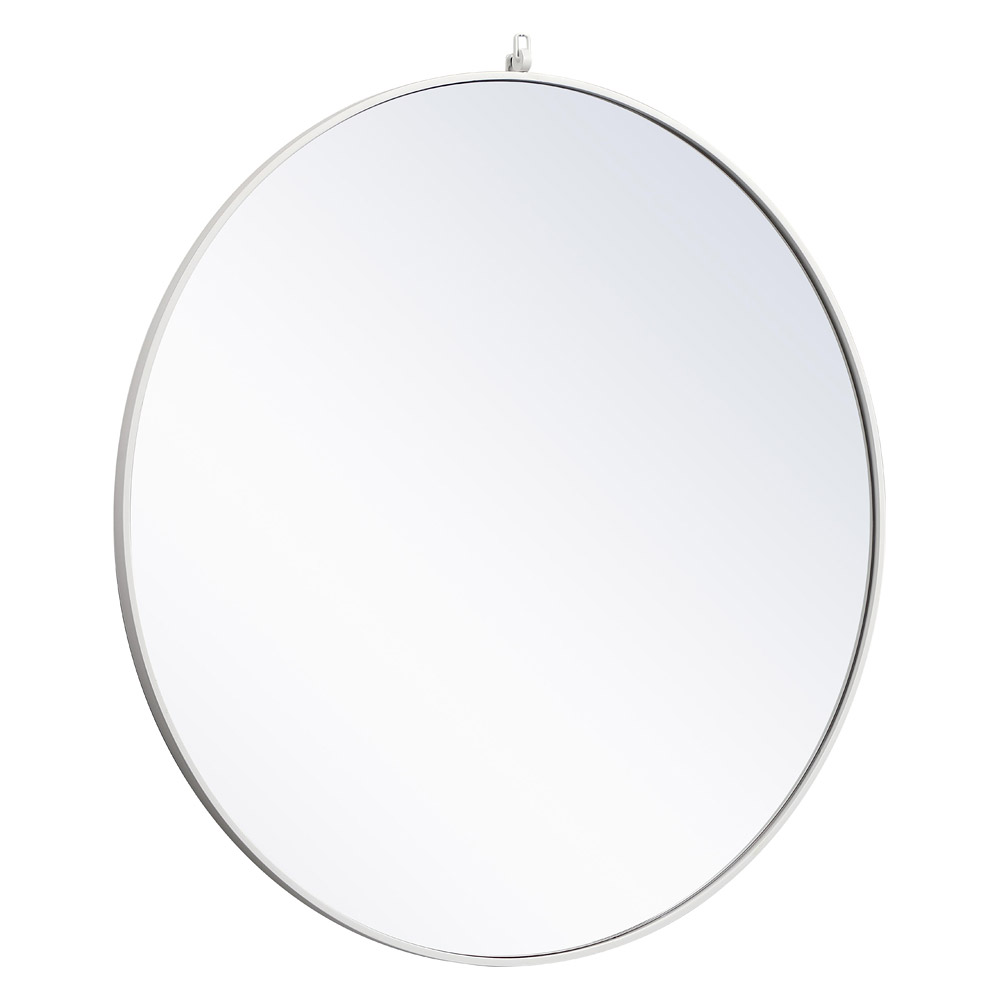 Elegant Wall Mirror - White, L 42" (MR4064WH)