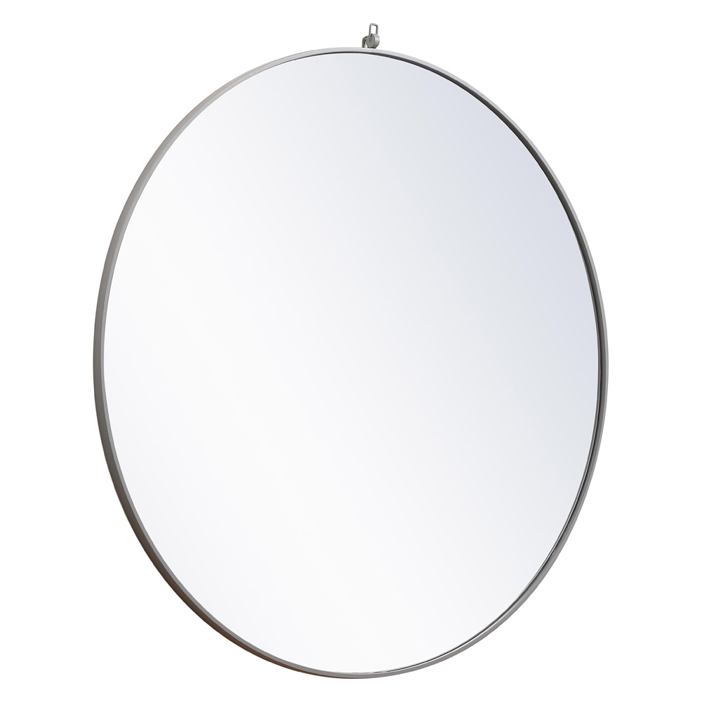 Elegant Wall Mirror - Gray, L 48" (MR4067GR)