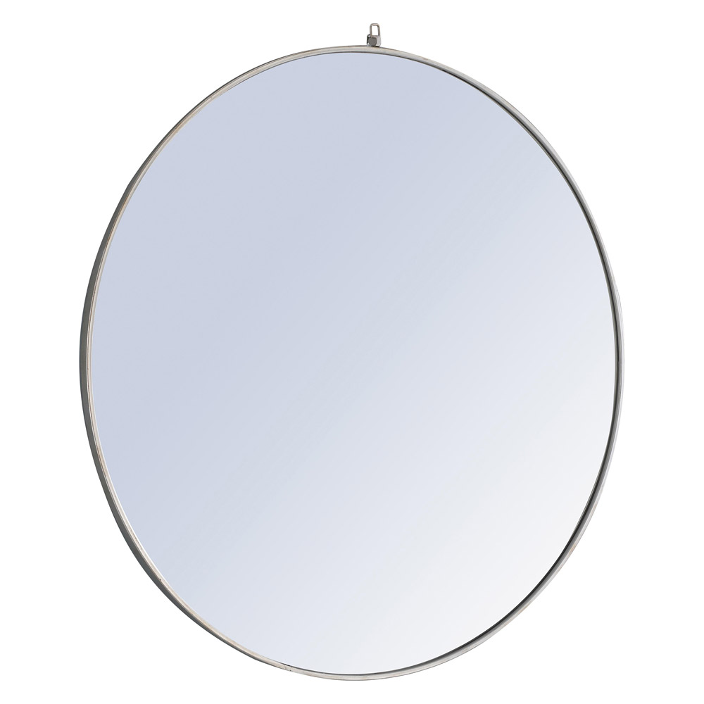 Elegant Wall Mirror - Silver, L 48" (MR4069S)