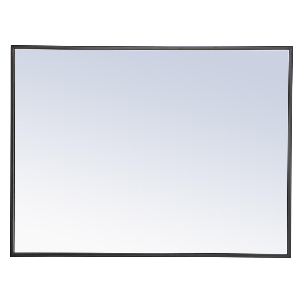 Elegant Wall Mirror - Black, L 32" (MR4071BK)