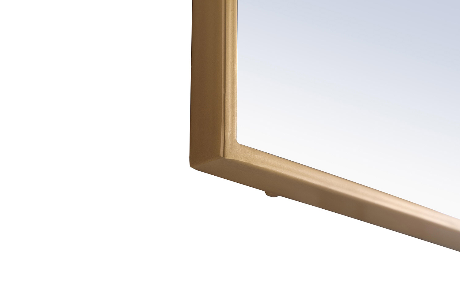 Elegant Wall Mirror - Brass, L 32" (MR4072BR)