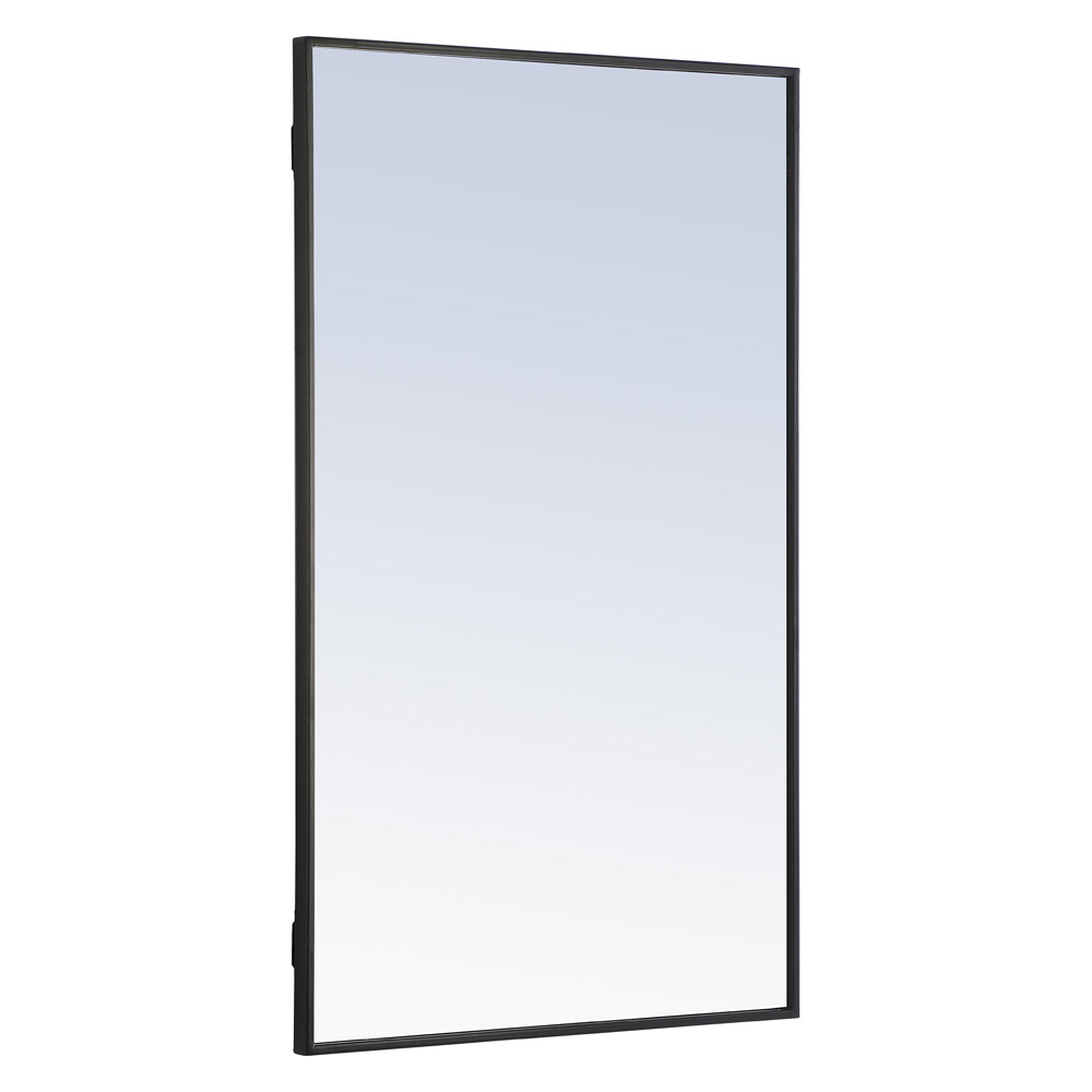 Elegant Wall Mirror - Black, L 40" (MR4074BK)