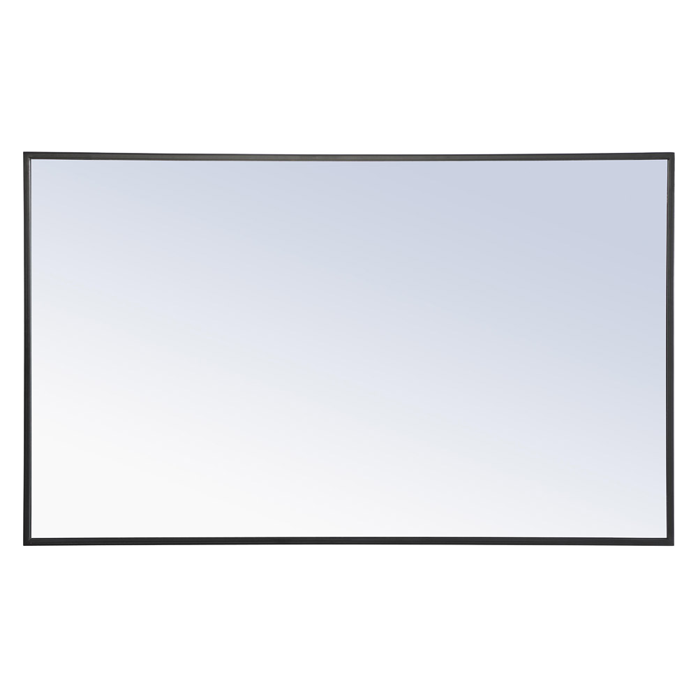 Elegant Wall Mirror - Black, L 40" (MR4074BK)