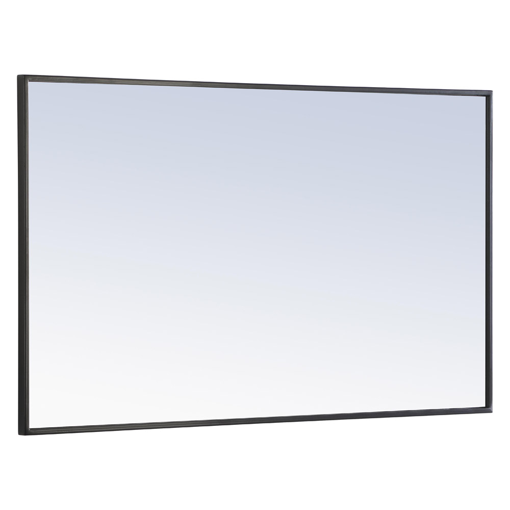 Elegant Wall Mirror - Black, L 40" (MR4074BK)