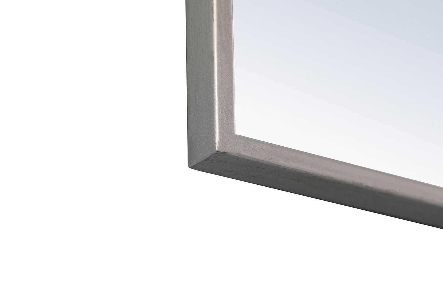 Elegant Wall Mirror - Silver, L 40" (MR4076S)