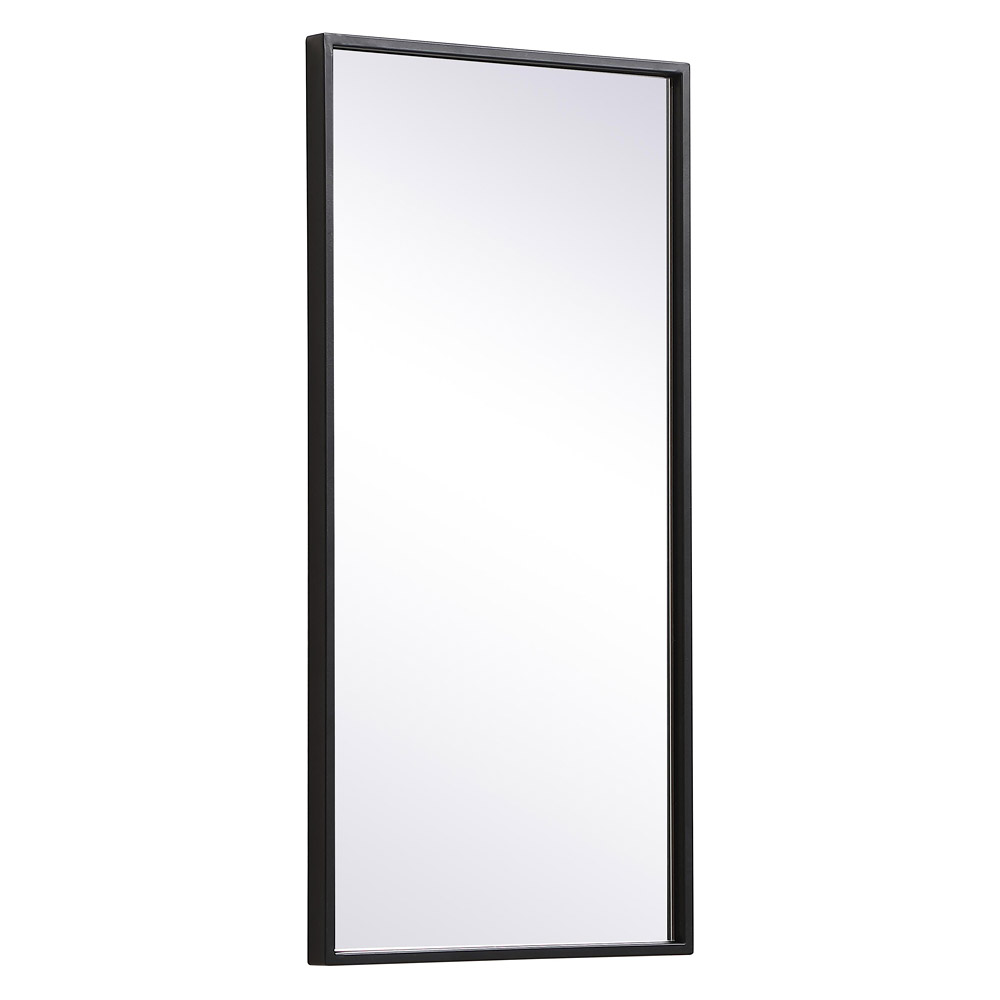 Elegant Wall Mirror - Black, L 28" (MR41428BK)