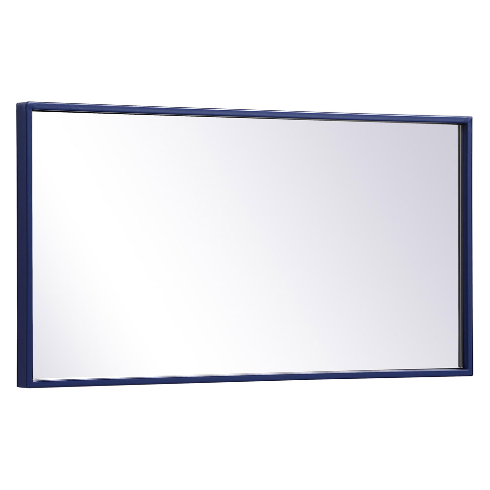 Elegant Wall Mirror - Blue, L 28" (MR41428BL)