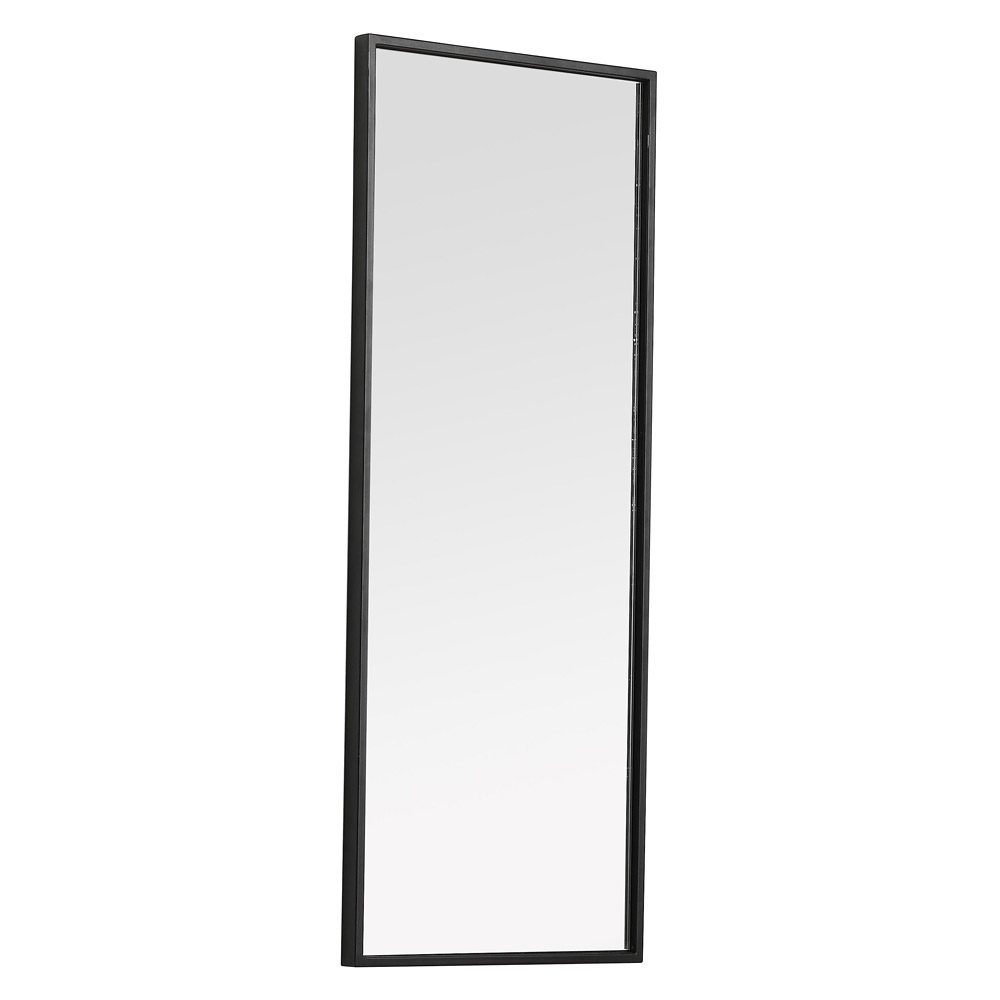 Elegant Wall Mirror - Black, L 14" (MR41436BK)