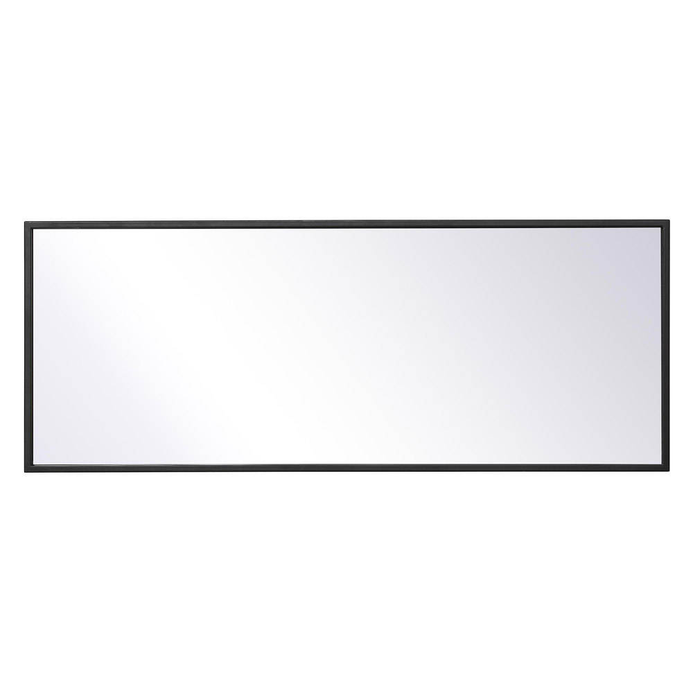 Elegant Wall Mirror - Black, L 14" (MR41436BK)