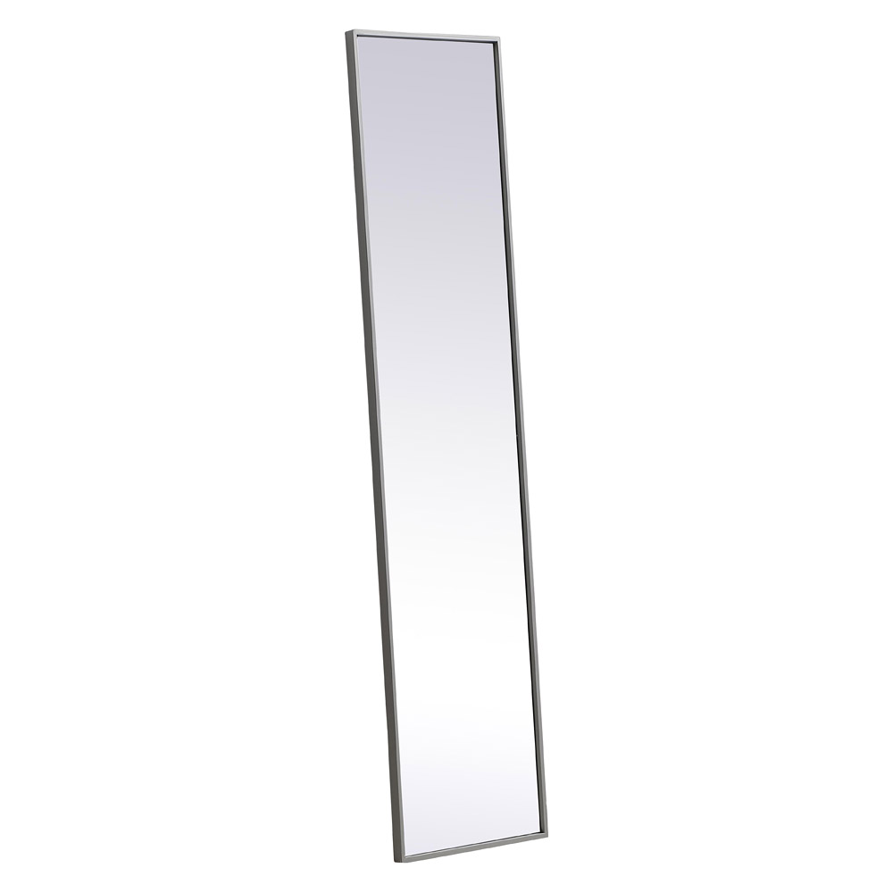 Elegant 14" Metal Frame Rectangle Mirror - Gray (MR41460GR)