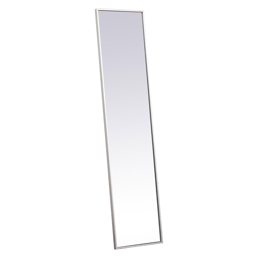 Elegant 14" Metal Frame Rectangle Mirror - Silver (MR41460S)