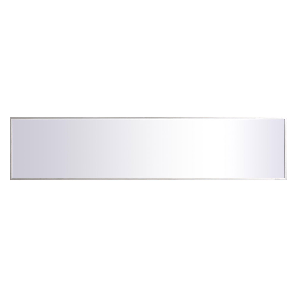 Elegant 14" Metal Frame Rectangle Mirror - Silver (MR41460S)