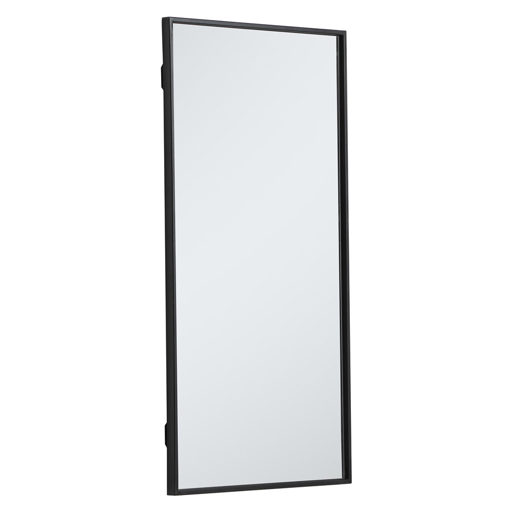 Elegant Wall Mirror - Black, L 18" (MR41836BK)