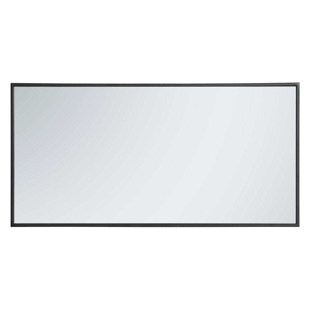 Elegant Wall Mirror - Black, L 18" (MR41836BK)