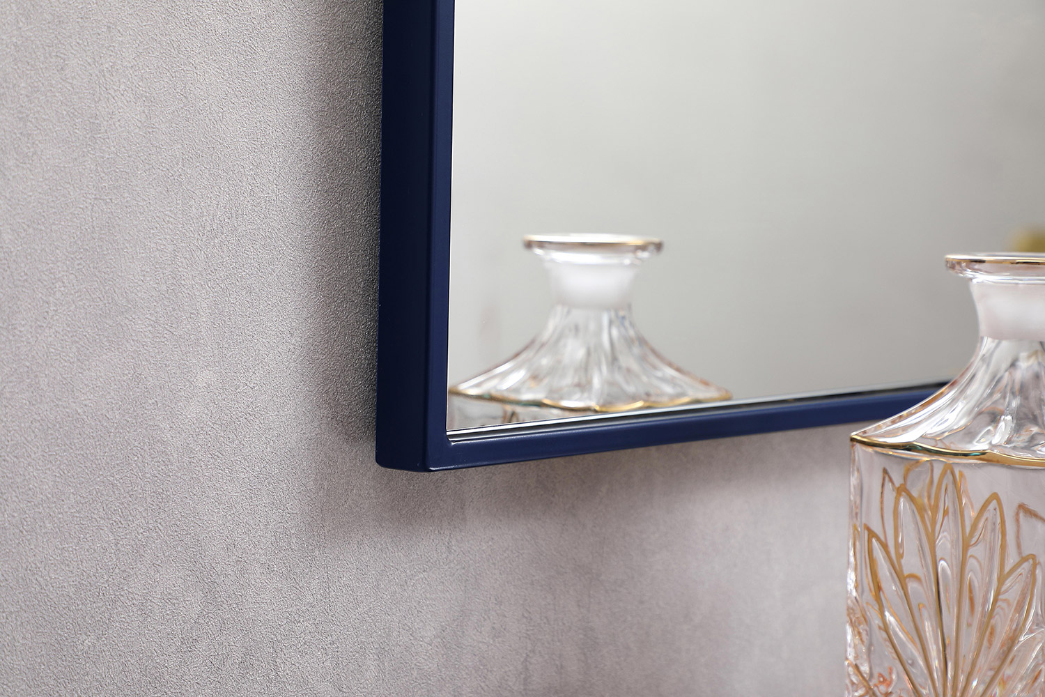 Elegant Wall Mirror - Blue, L 18" (MR41836BL)