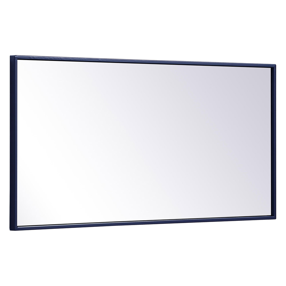 Elegant Wall Mirror - Blue, L 18" (MR41836BL)