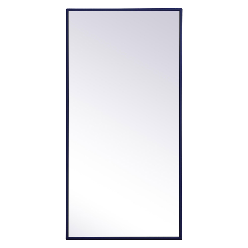 Elegant Wall Mirror - Blue, L 18" (MR41836BL)